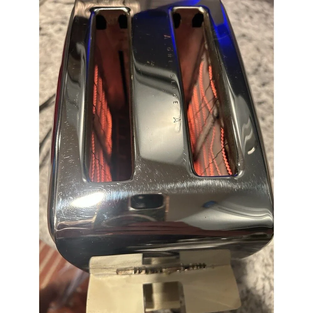 Vintage Mary Proctor 2 Slice Toaster P21130 Working USA Chrome NICE 60’s
